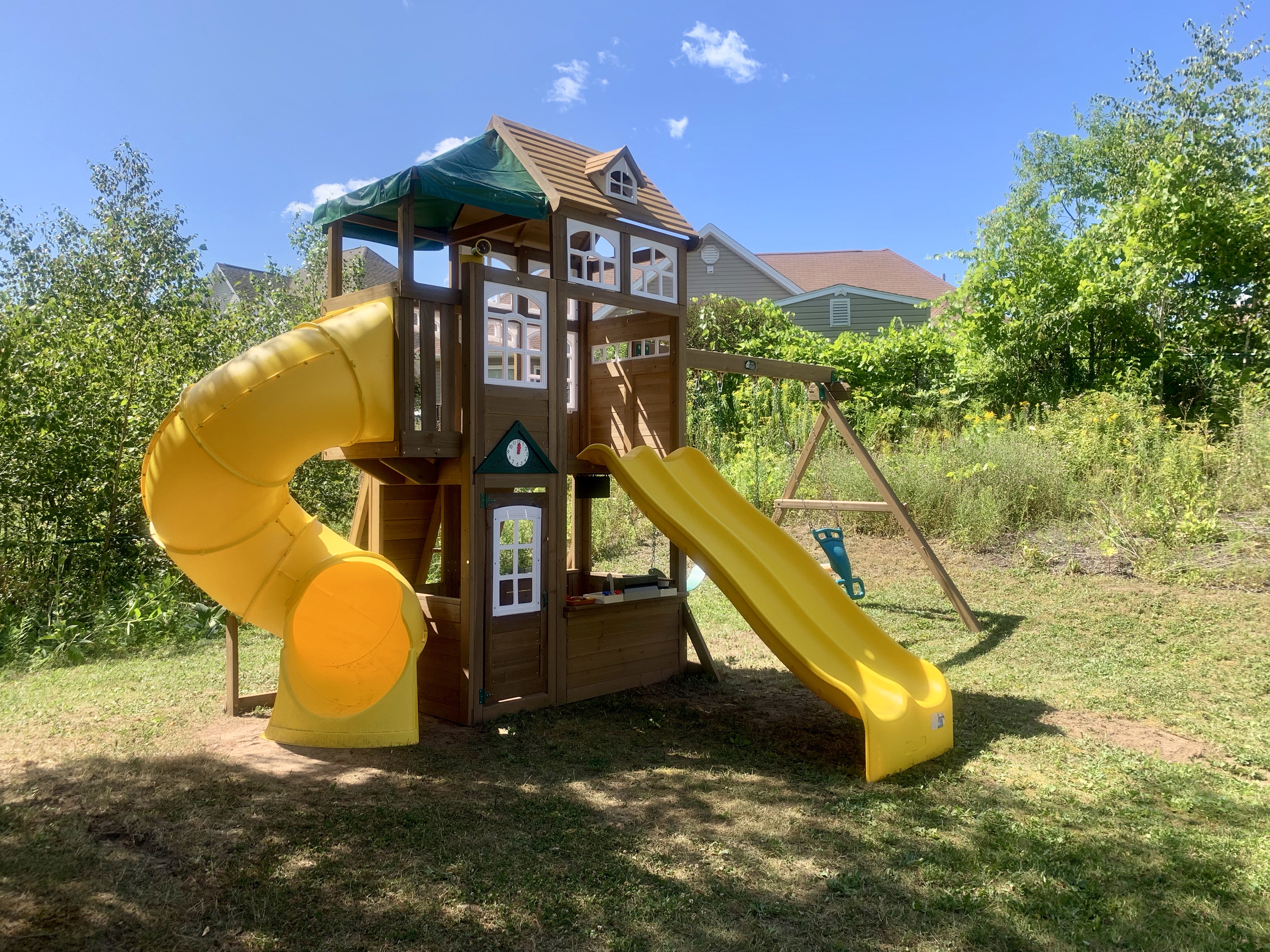 Playground equipment at Ayeshah's Childcare